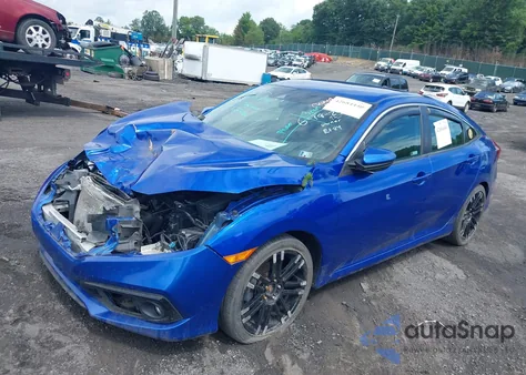 2019 Honda Civic Sport из США, поврежденный, VIN 19XFC2E84KE014697